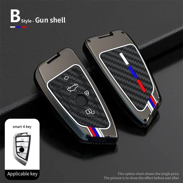 Чехол для ключей из цинкового сплава для BMW X1 X3 X4 X5 F15 X6 F16 G30 7 серии G11 F48 F39 520 525 F30 118i 218i 320i автомобильные аксессуары