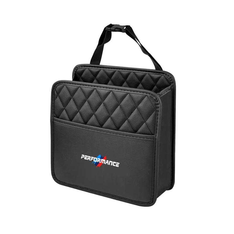 For BMW New 2025 Car Seat Back Hanging Storage Bag Tissue Water Cup Holder Auto AccessorieS For BMW X1 X2 X3 X4 X5 X6 X7 G20 G30