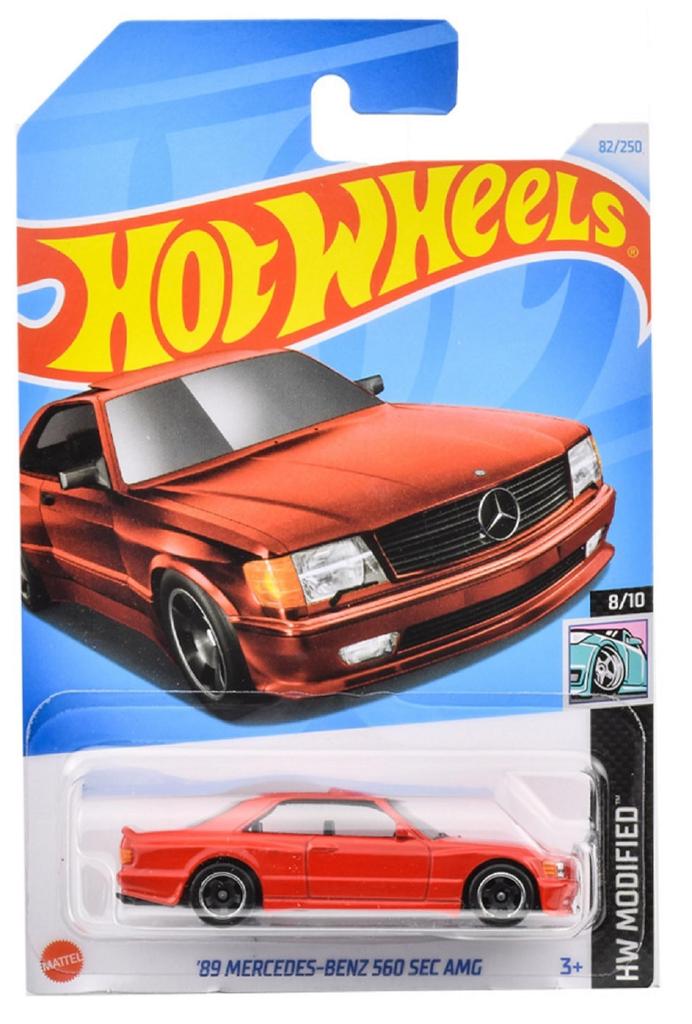 Hot Wheels Basic Car 560 SEC AMG Years Old and HXP91 '89 Mercedes-Benz [Mini Car] [3 Up]