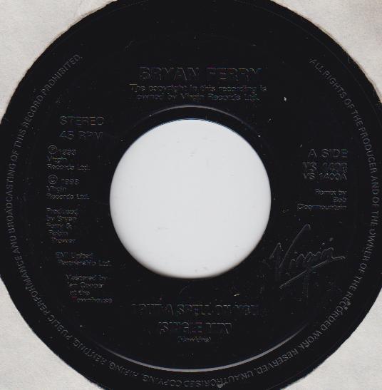 7-дюймовая пластинка BRYAN FERRY I Put A Spell On You VS1400 Virgin 1993 UK Rock Б/у