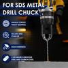 Металлический бесключевой патрон для дрели токарного станка емкостью 2-13 мм, переходник SDS, аксессуары, профессиональный инструмент-переходник