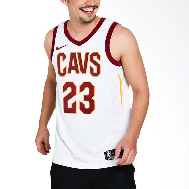 Nike Джерси НБА Swingman - Cleveland Cavaliers LeBron James # 23 Limited Edition Men Jersey White 864409-100