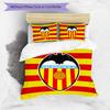 Valencia CF Pattern Bedding,Quilt Set Quilt Cover Pillowcase Home Birthday Gift (1*duvet cover+2*pillowcase,without core)