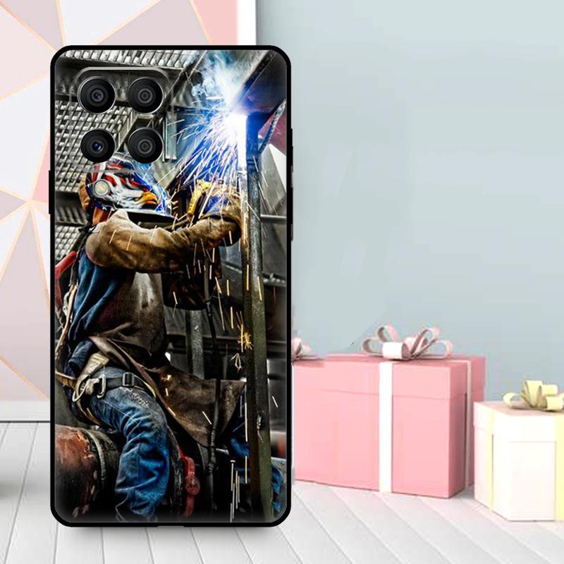 Welder Welding Hot Metal Worker Case For Samsung Galaxy M16 M31 M21 M13 M33 M53 M15 M35 M55 M36 M56 M12 M32 M52 M14 M34 M54