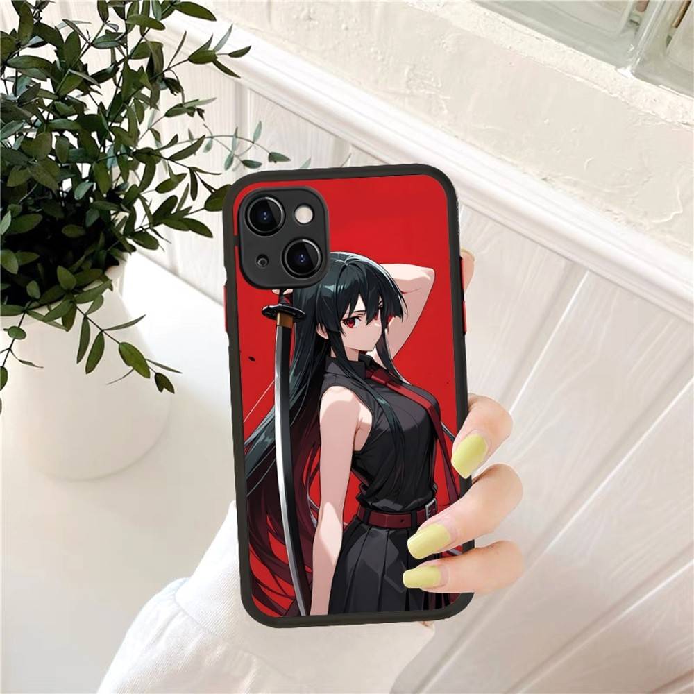 Anime Akame Ga Kill! Phone Case for iPhone 14 11 12 13 Mini Pro Max 8 7 Plus X XR XS MAX Translucent Matte Cover
