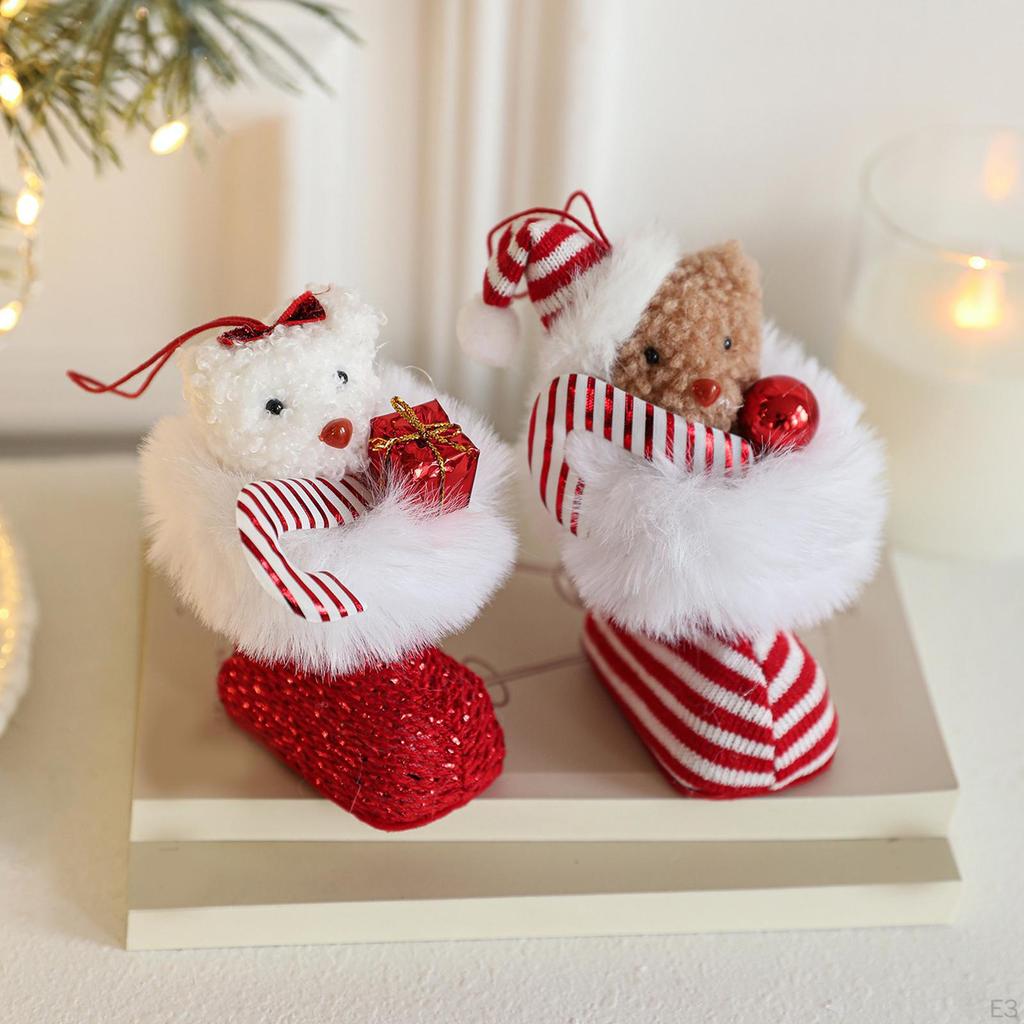 Christmas Tree Bear Hanging Decoration Pendant Ornament Xmas