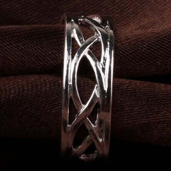 10 шт. регулируемые посеребренные открытые ювелирные кольца на палец для женщин, подарок на вечеринку