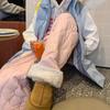 Мужские зимние термоштаны для мужчин, молодежные, со средней посадкой, на кулиске, с застежкой спереди