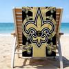 Golden Saints Logo Quick-Dry Microfiber Beach Towel Super Soft & Absorbent for Bath, Beach, Travel  Bath Time Accessory, Fan gifts