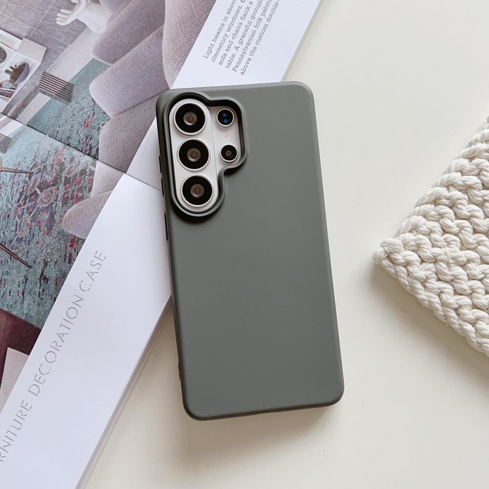 Matte Liquid Silicone Slim Case for Samsung Galaxy S26 S25 Ultra S24 FE A57 A37 A56 A36 A17 Candy Solid Color Shockproof Cover