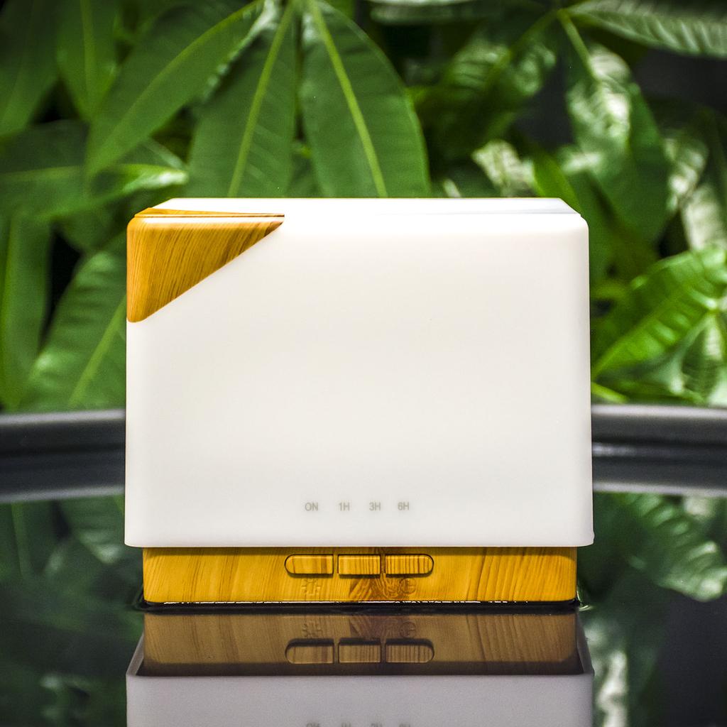 Air humidifier, ultrasonic aroma diffuser, large LED freshener