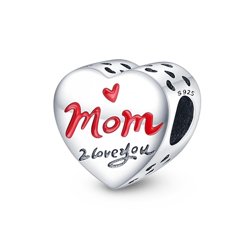 2024 New S925 Silver Color Mirror Family Baby Shoes Charms Beads Fit S925 Original Bracelets DIY Mother's Day Jewelry Gift