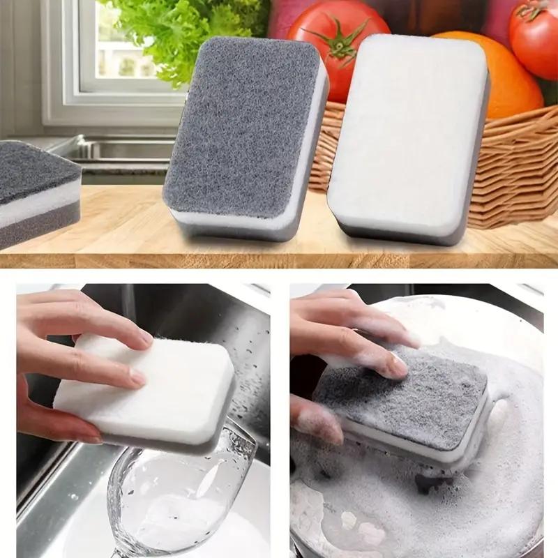 1/5/10Pcs Double Side Dishwashing Sponge Dish Washing Brush Pan Pot Dish Wash Sponges Household Cleaning Kitchen Tools