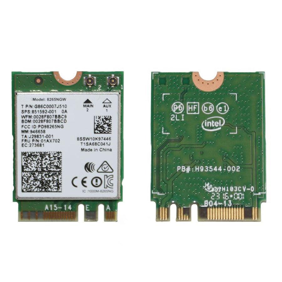 Dual Band 2.4 GHz 5 GHz Bluetooth NGFF Wireless Network Card 867Mbps For Windows
