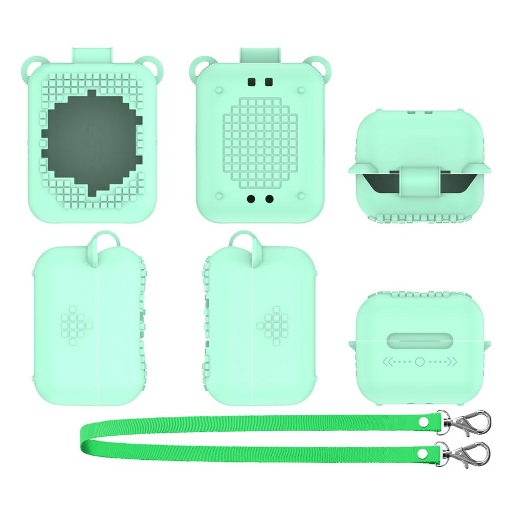 Silicone Case Anti-Scratch Protective Skin Sleeve Washable Protective Skin Cover for Bitzee Interactive Digital Pet and Case