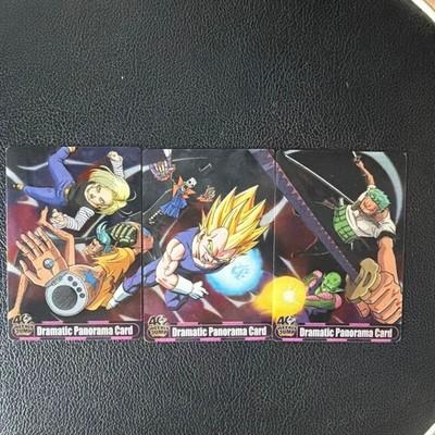 Набор карточек Dragon Ball x One Piece, посвященный 40-летию Weekly Shonen Jump, Набор 3 JP FS