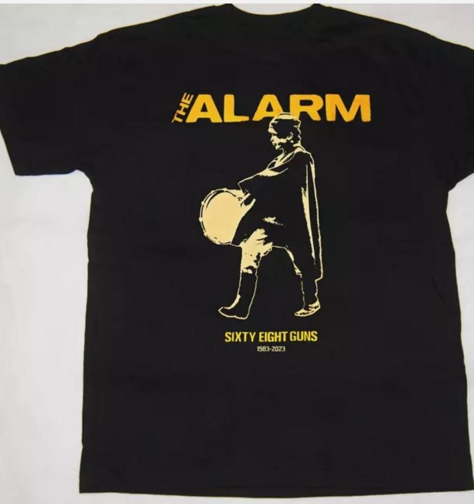 SALE New Popular The Alarm Black T-Shirt Cotton Full Size Unisex