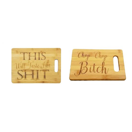 Персонализированные разделочные доски, забавная разделочная доска, бамбуковая гравированная разделочная доска с инициалами, деревянная сырная доска, юмористический грязный рождественский подарок для друзей