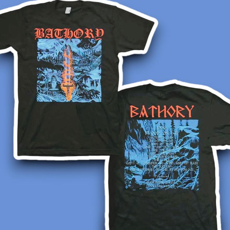 Bathory – Кровь на льду1996 Графический – Официальный мерч группы Футболка Унисекс Футболка