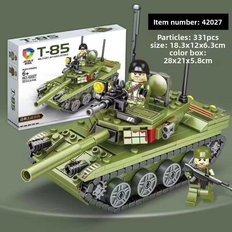 Конструктор Военный Танк Для Детей С Пластиковыми Блоками ABS и Веселой Сборкой DIY