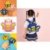 Bee Cartoon Adorable Toddler Backpack For Boys And Girls With Breathable And Waterproof Nylon Material