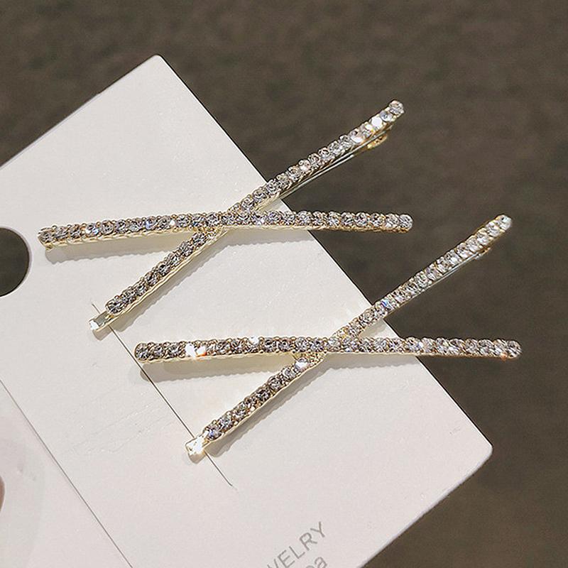 2 шт. крестообразные шпильки SX заколки для волос заколки простые боковые зажимы