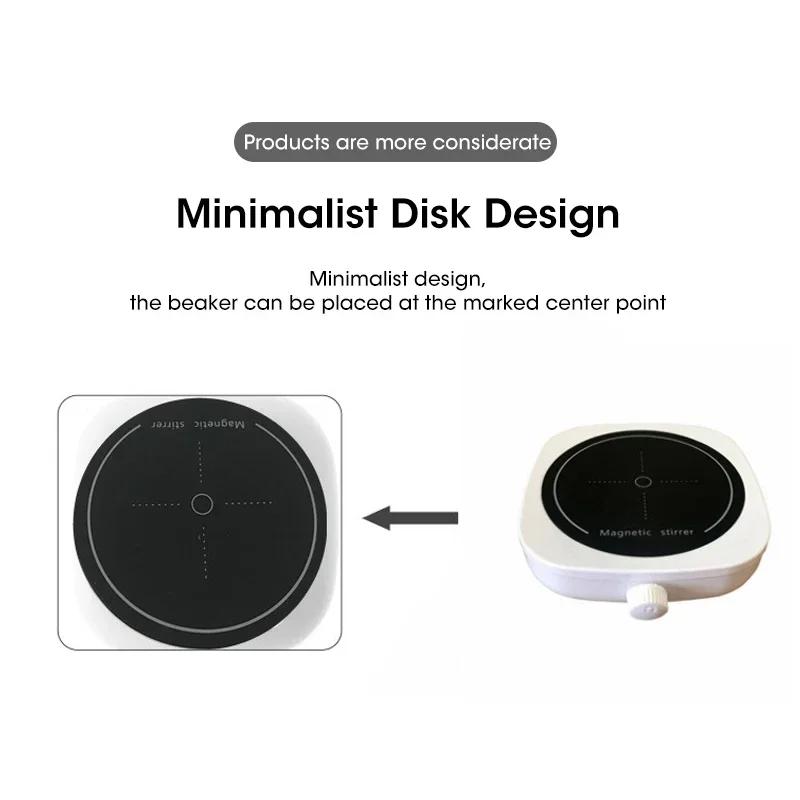 Магнитная мешалка лабораторная мешалки машина мини магнитная мешалка с стержнем USB 2л 4000об/мин для лаборатории