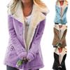 Women's Warm Coat Jacket Outwear Fur Fleece Fur LinedLined Trench Winter Hooded Parka Overcoat