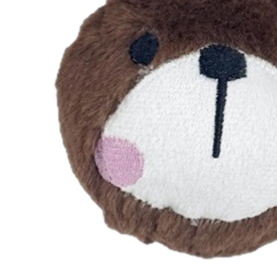 Игрушка для жевания для домашних животных Мультяшный дизайн животного Износостойкая плюшевая игрушка со звуковым устройством Интерактивная игрушка для перетягивания