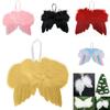 Wings 5pcs Angel Christmas Feather Baubles Tree Hanging Ornament Diy Decor Craft