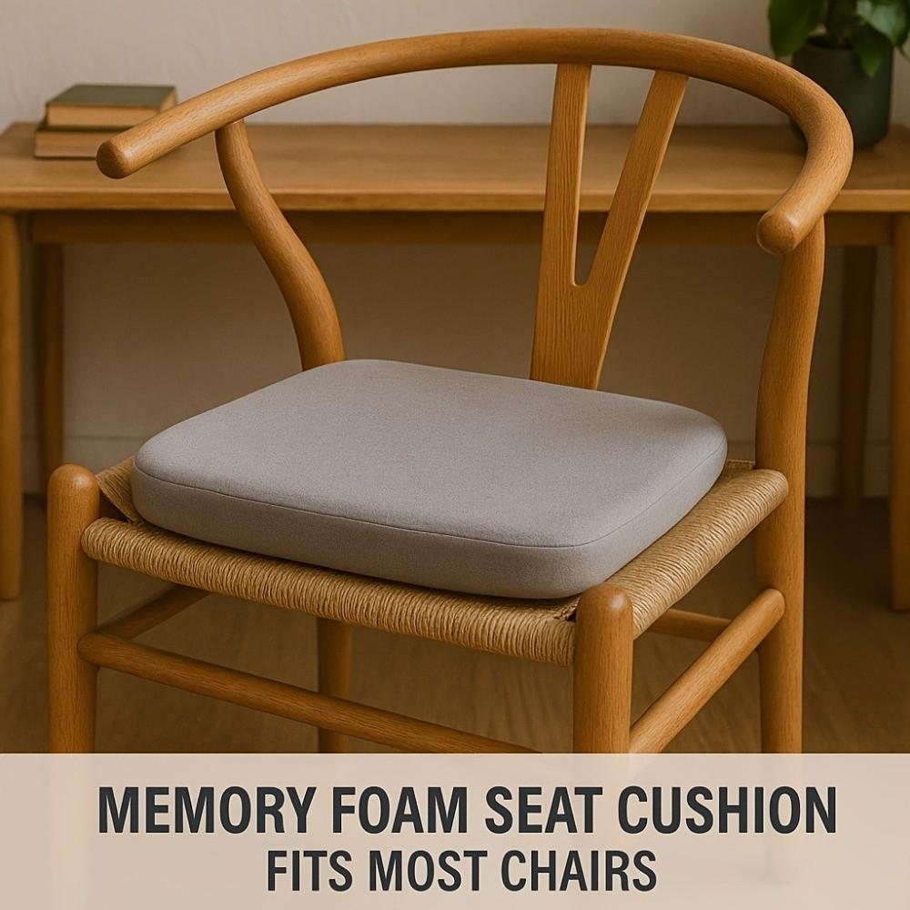 Anti-flattening Design Sponge Cushion Ultra Soft Fart Cushion Simple Chair Pad Study Chair