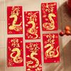 6Pcs Red Envelopes 2025 Year of The Snake Chinese Red Envelopes Lunar New Year Lucky Money Pocket for Spring Festival
