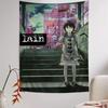 Serial Experiments Lain Cartoon Tapestry Art Science Fiction Room Home Decor Wall Hanging Home Decor
