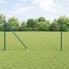 vidaXL Euro-Zaun Mit Stacheln 10 X 1 M PVC-beschichteter Stahl Grün