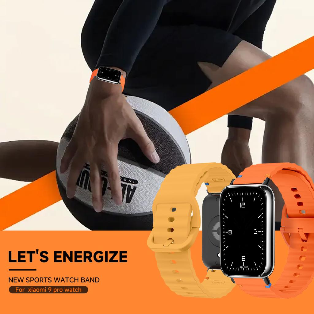 Silicone Strap for Redmi watch 5/4 Band Bracelet Replacement Breathable Wrist Sports Band Correa for Mi Band 9/8pro Soft Belt