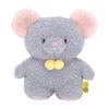 Плюшевая игрушка Sanlemon Fuwafuwa Tatton Серая Мышь 15x11x15см Животное Мягкая игрушка
