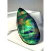 Natural Black Fire Opal Pear Cut 13-15 Ct Beautiful Certified Loose Gemstone