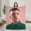 Super Soft Blanket Decorative Rapper Quevedo Music Throw Blanket  Flannel Bedspread For Bedroom Funny Sofa Bed Cover