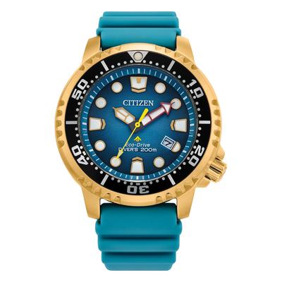 Часы Promaster Dive с бирюзовым циферблатом, современные, мужские, Eco-Drive BN0162-02X, современные,