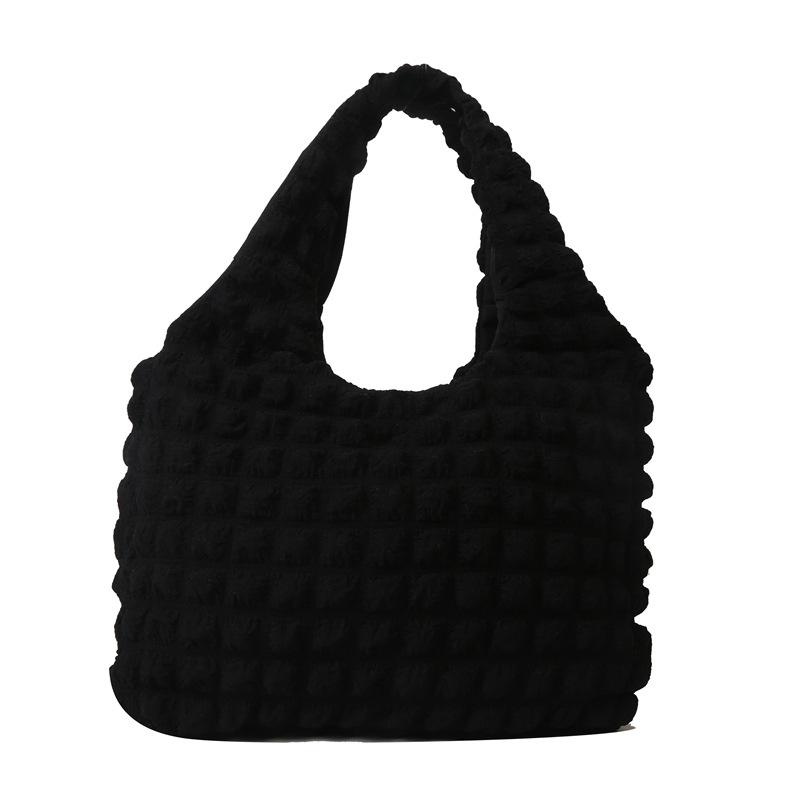 Летняя плиссированная сумка-облако женская конфетного цвета большая вместительная сумка через плечо сумки для покупок для девочек сумка-тоут Bolsas