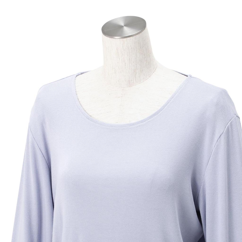 Francfranc Check Pattern Ribbed Cute Loungewear, Blue, Casual, Material,