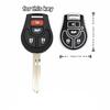2 шт. Чехлы для брелока автомобиля Подходят для Nissan Versa March Tiida Altima Armada Cube Juke Maxima Pathfinder Rogue Sentra