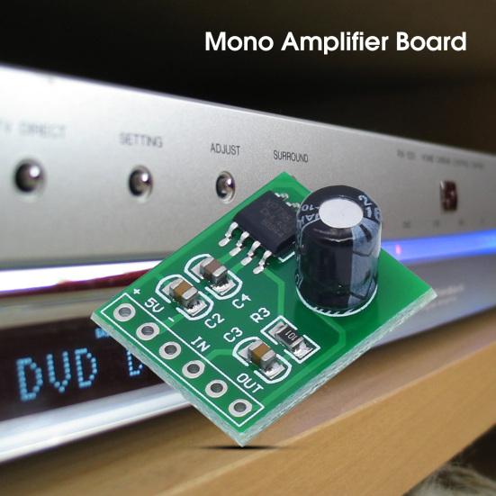 XH-M125 Плата моноусилителя с защитой от помех Plug Play Одноканальный мини-модуль усилителя мощности 6 Вт Регулятор громкости для USB-динамика