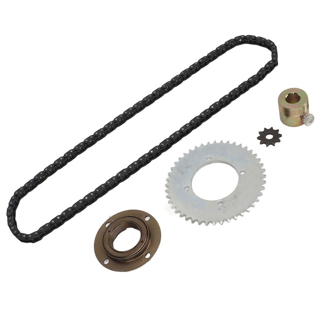 Звездочка T8F 10T Звездочка T8F 44T Цепь T8F 116 звеньев Маховик 16 мм Золотой соединитель Стальная цепь T8F