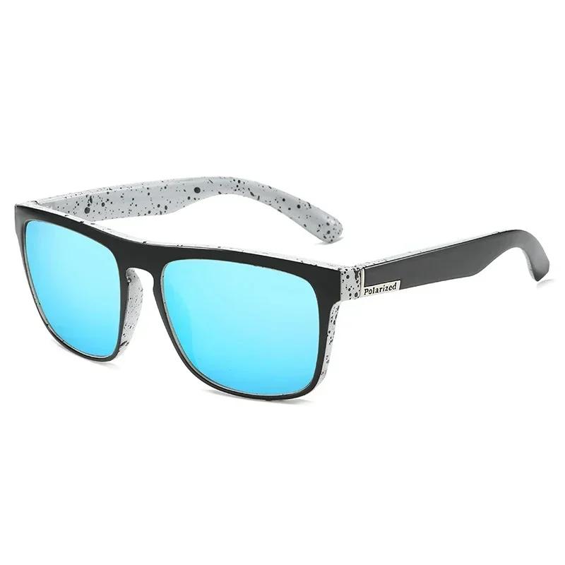 Luxury Cycling Outdoor Women Uv400 Eyewear Retro Driving Fishing Square Frame Sun Glasses Men Polarized Sunglasses