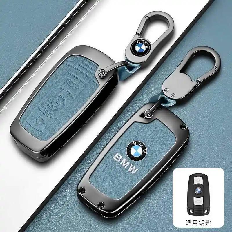 KLIB4 New 2025 New Smart Car Key Case Cover Fob For BMW E60 E61 E70 E81 E87 E90 E91 E92 X1 X5 X3 1 3 5 6 Series Z4 Protector Shell