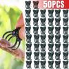 50 шт. Многоразовые фиксирующие зажимы для растений в форме орхидеи, садовые зажимы для растений, садовые аксессуары для посадки ротанга
