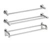 304 Stainless Steel Extended & Thickened Bathroom Towel Rack with Single & Double Rod Options