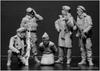 Master Box Масштаб 1/35 Частные вооруженные силы Ближнего Востока Охрана военнопленных, 5 фигур, Пластиковая модель, MB35163