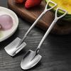 Tip Shovel Flat Shovel Watermelon Spoon Stainless Steel Retro Shovel Dessert Spoon Coffee Spoon